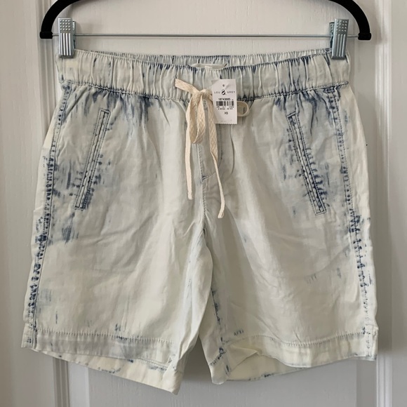 LOU & GREY Acid Wash Print 7.5” Inseam Shorts Size XS New With Tag - Picture 1 of 15